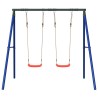 Ensemble de balançoire d'extérieur avec 2 balançoires 