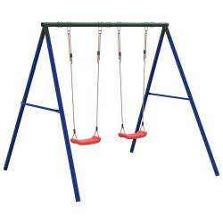 Ensemble de balançoire d'extérieur avec 2 balançoires 