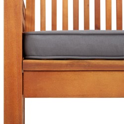 Chaises à manger de jardin et coussins lot de 4 acacia massif 
