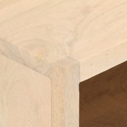 Meuble TV 110x30x40 cm bois massif de manguier et fer 