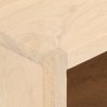 Meuble TV 110x30x40 cm bois massif de manguier et fer 