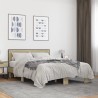 Cadre de lit sans matelas chêne sonoma 135x190 cm 