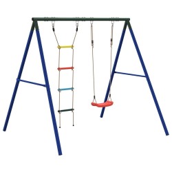 Ensemble de balançoire d'extérieur avec balançoire et échelle 