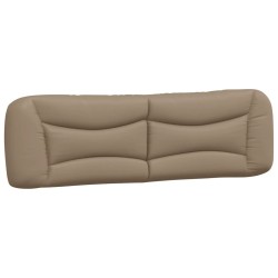 Lit avec matelas cappuccino 180x200 cm similicuir 