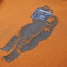 T-shirt enfants à manches longues ocre foncé 140 