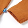 T-shirt enfants à manches longues ocre foncé 140 