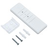 Auvent automatique rétractable avec store 4x3 m Jaune et blanc   