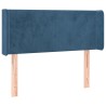 Tête de lit à LED Bleu foncé 93x16x78/88 cm Velours 