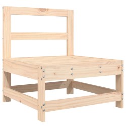 Salon de jardin 7 pcs Bois de pin massif 