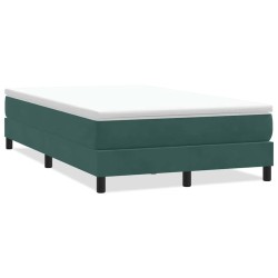 Sommier à lattes de lit sans matelas vert foncé 120x220cm 