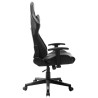 Chaise de jeu Noir et gris Cuir artificiel 
