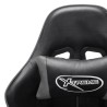 Chaise de jeu Noir et gris Cuir artificiel 