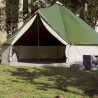 Tente familiale tipi 8 personnes vert imperméable 