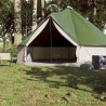 Tente familiale tipi 8 personnes vert imperméable 