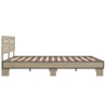 Cadre de lit sans matelas chêne sonoma 150x200 cm 