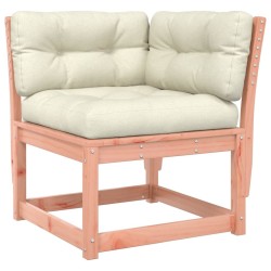 Salon de jardin 4 pcs avec coussins bois massif douglas 