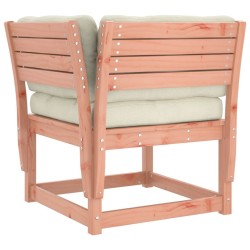 Salon de jardin 4 pcs avec coussins bois massif douglas 