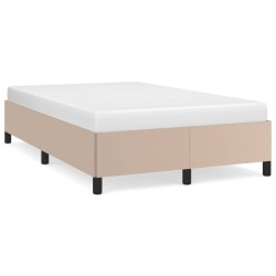 Cadre de lit sans matelas cappuccino 120x190 cm similicuir 