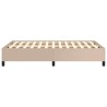 Cadre de lit sans matelas cappuccino 120x190 cm similicuir 