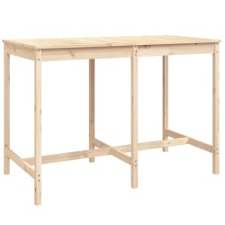 Ensemble de bar de jardin 7 pcs Bois de pin massif 