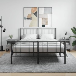 Tables de chevet 2 pcs sonoma gris 40x35x47,5 cm 