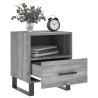Tables de chevet 2 pcs sonoma gris 40x35x47,5 cm 