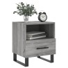 Tables de chevet 2 pcs sonoma gris 40x35x47,5 cm 