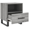 Tables de chevet 2 pcs sonoma gris 40x35x47,5 cm 