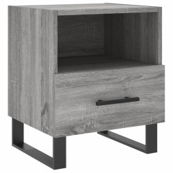 Tables de chevet 2 pcs sonoma gris 40x35x47,5 cm 