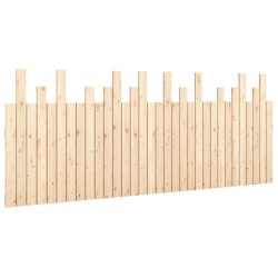 Tête de lit murale 204x3x80 cm Bois massif de pin 