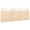 Tête de lit murale 204x3x80 cm Bois massif de pin 
