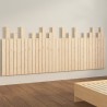 Tête de lit murale 204x3x80 cm Bois massif de pin 