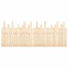Tête de lit murale 204x3x80 cm Bois massif de pin 