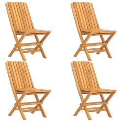 Ensemble à manger de jardin 5 pcs Bois de teck massif 