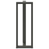 Pieds de table de bar en forme de T, 2 pièces, anthracite, 50 x 35 x (110-111) cm, acier 