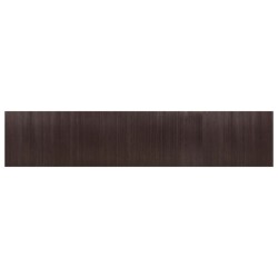 Cloison de séparation marron foncé 165x800 cm bambou 