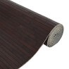 Cloison de séparation marron foncé 165x800 cm bambou 