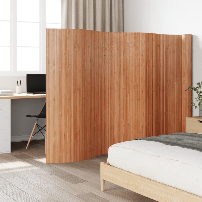 Cloison de séparation naturel 165x800 cm bambou 