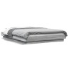 Cadre de lit sans matelas sonoma gris 140x190 cm 