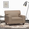 Fauteuil Cappuccino 60 cm Similicuir 
