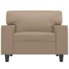 Fauteuil Cappuccino 60 cm Similicuir 