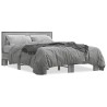Cadre de lit sans matelas sonoma gris 120x190 cm 