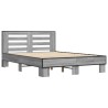 Cadre de lit sans matelas sonoma gris 120x190 cm 