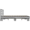 Cadre de lit sans matelas sonoma gris 120x190 cm 