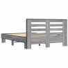 Cadre de lit sans matelas sonoma gris 120x190 cm 