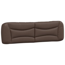 Lit avec matelas marron 180x200 cm similicuir 
