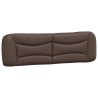 Lit avec matelas marron 180x200 cm similicuir 