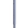 Tente de réception pliable avec 4 parois 3x3 m Acier Blanc 