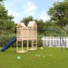 Aire de jeux d'extérieur bois de pin massif 