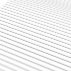 Matelas en mousse blanc 140x220 cm dureté H2 H3 